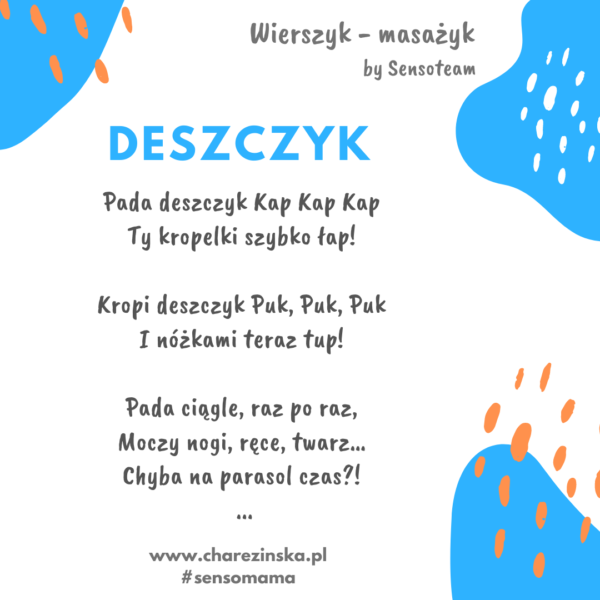 Wierszyki Masażyki - Wspieranie Rozwoju Dzieci